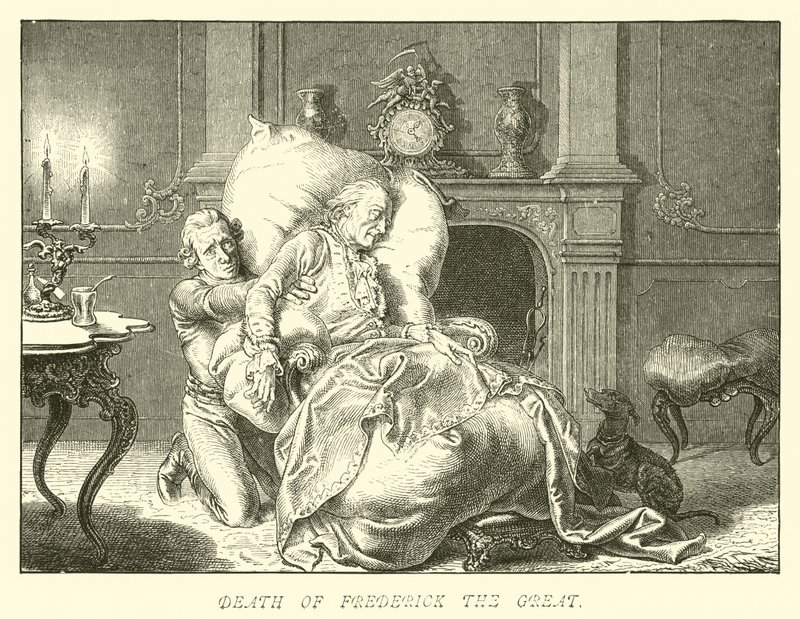Morte de Frederico, o Grande de German School