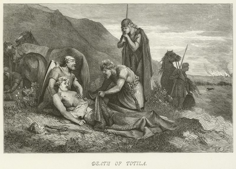 Morte de Totila de German School