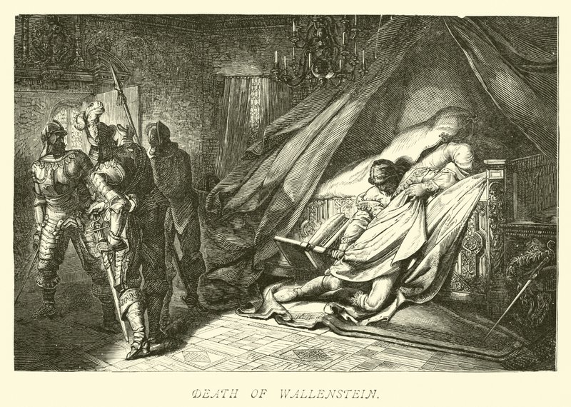 Morte de Wallenstein de German School