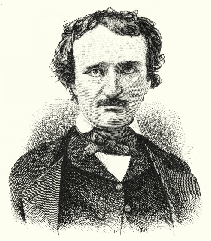Edgar Allan Poe, poeta americano e escritor de contos de German School