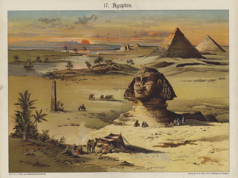 Egipto (cor litho) de German School