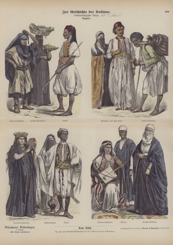 Trajes egípcios de German School
