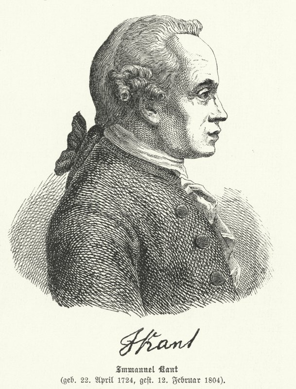 Emmanuel Kant, filósofo alemão de German School