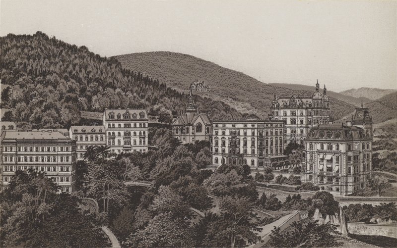 Igreja inglesa, Konigsvilla, Bristol, Villa Theresa (litho) de German School