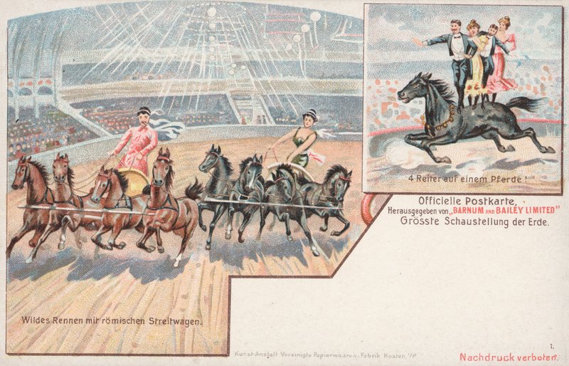 Atos equestres de Barnum e Bailey