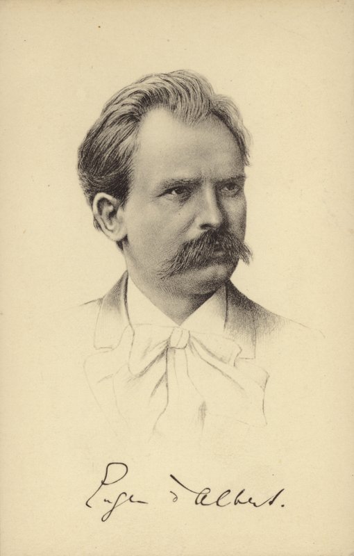 Eugen dAlbert, pianista e compositor alemão nascido na Escócia (1864-1932) de German School