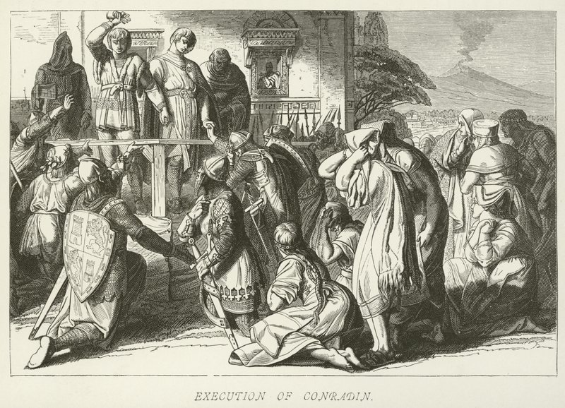 Execução de Conradin (gravura) de German School