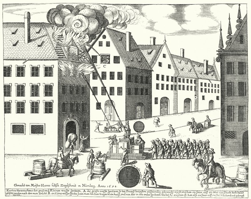 Bombeiros em Nuremberga de German School