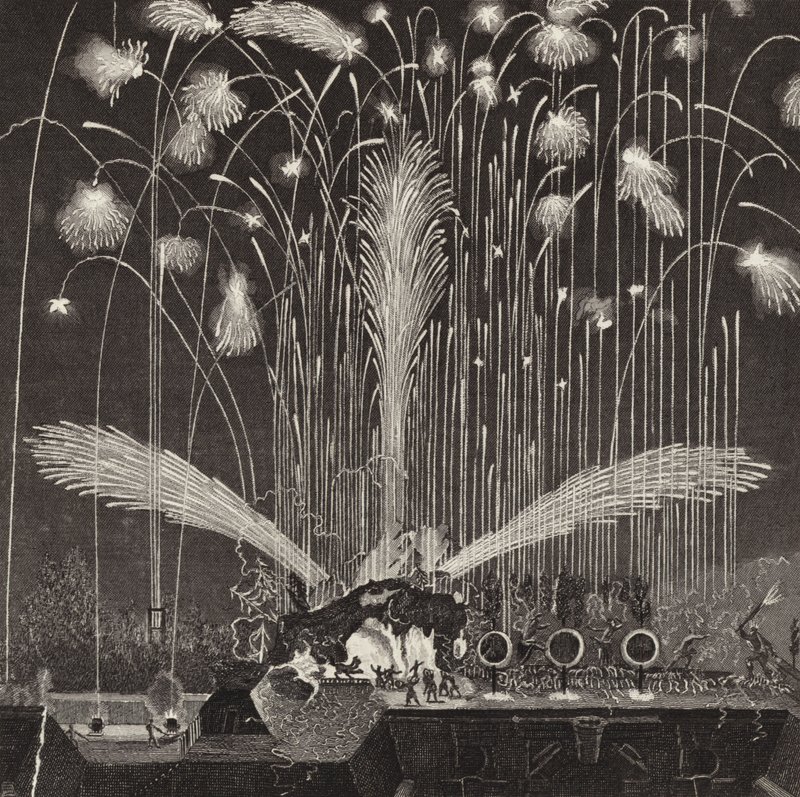 Ecrã de fogo-de-artifício de German School