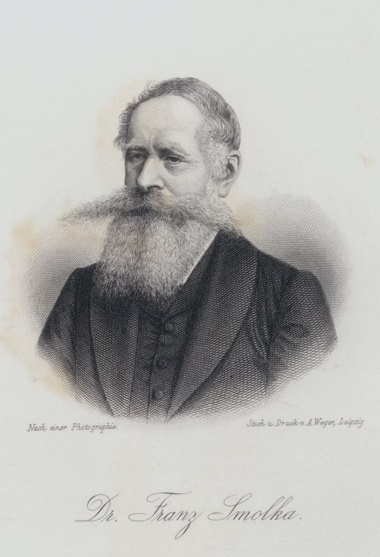 Franciszek Smolka, político polaco sob o domínio austro-húngaro (gravura) de German School