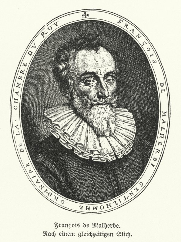 François de Malherbe, poeta e tradutor francês (litho) de German School