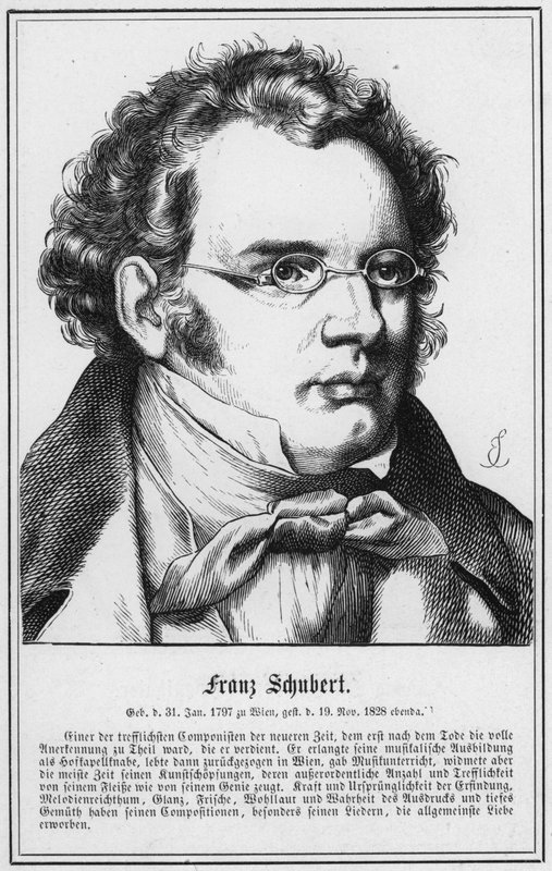 Franz Schubert (gravura) de German School