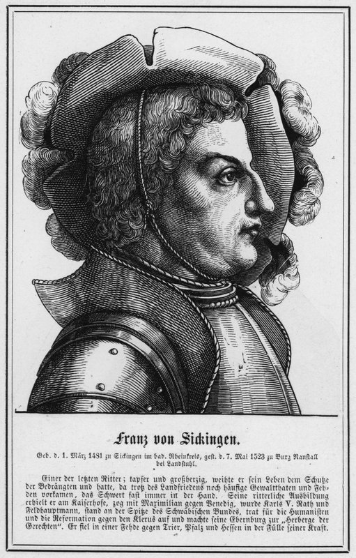 Franz von Sickingen (gravura) de German School
