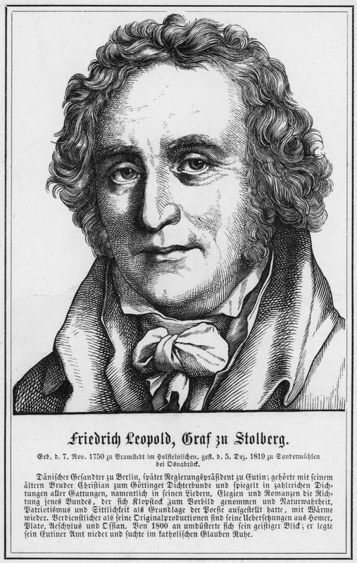 Friedrich Leopold, Conde de Stolberg (gravura) de German School