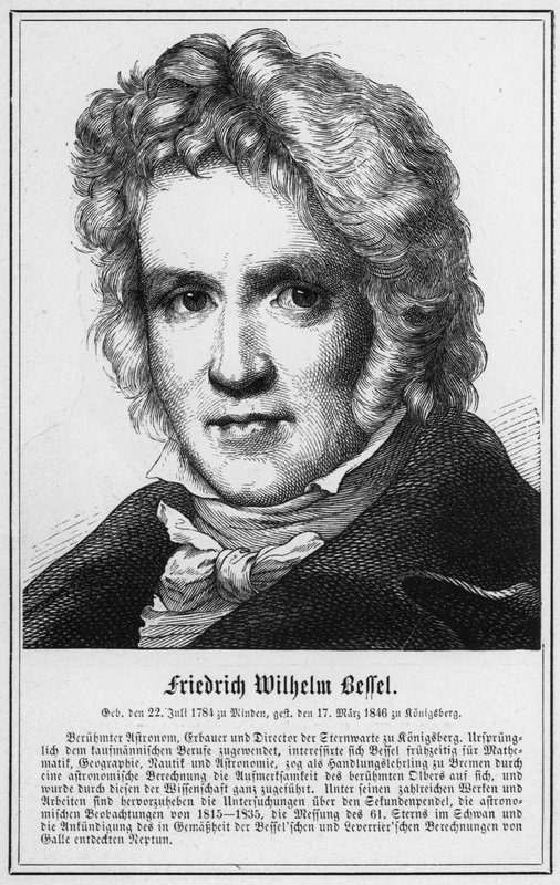 Friedrich Wilhelm Bessel (gravura) de German School