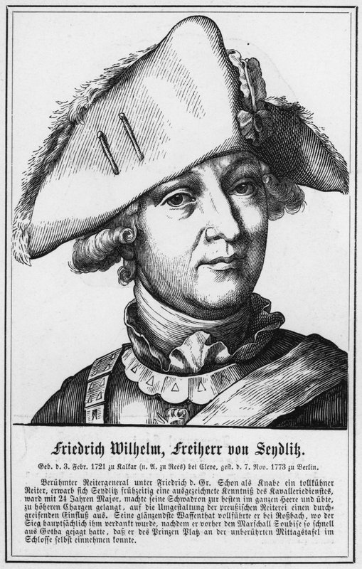 Friedrich Wilhelm, Barão de Sendlik (gravura) de German School