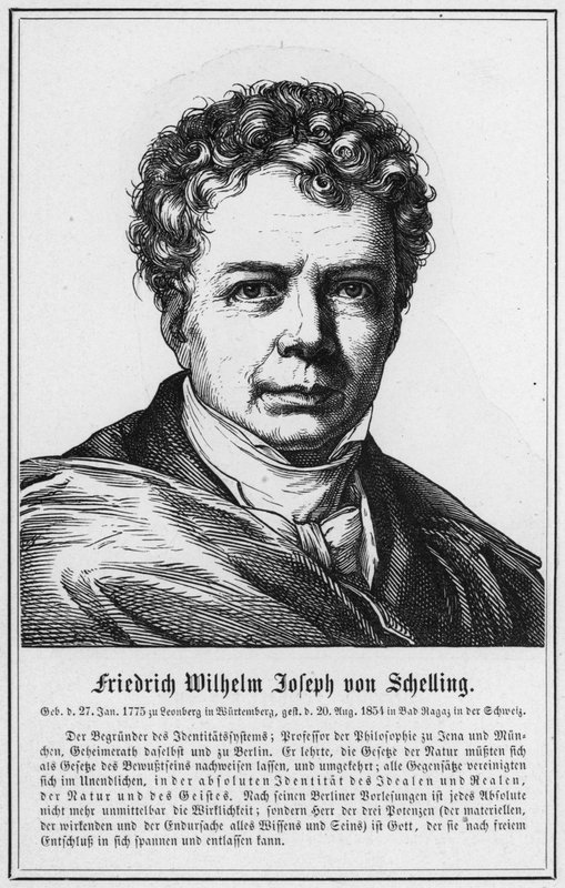 Friedrich Wilhelm Joseph von Schelling (gravura) de German School