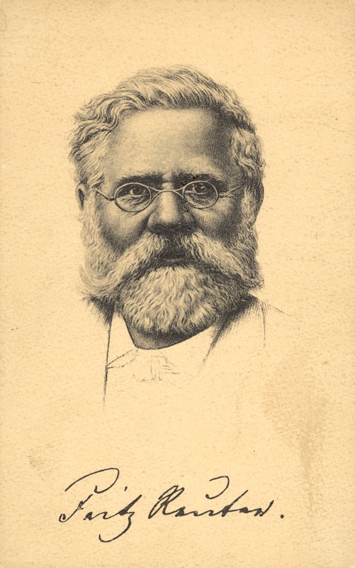 Fritz Reuter (litografia) de German School