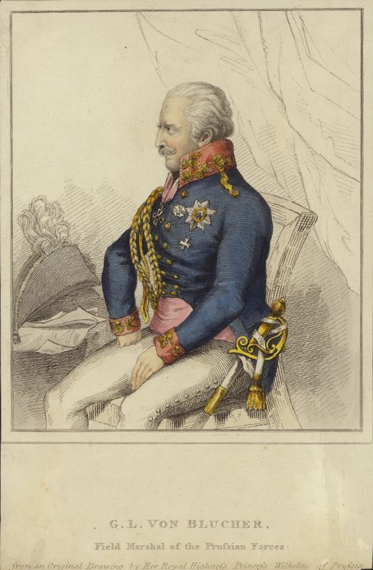 GL von Blucher, Marechal de Campo das Forças Prussianas (1742-1819) de German School