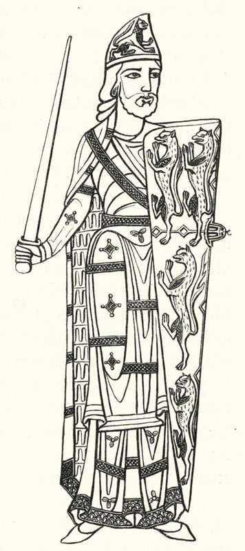 Geoffrey Plantagenet, Conde de Anjou (gravura) de German School