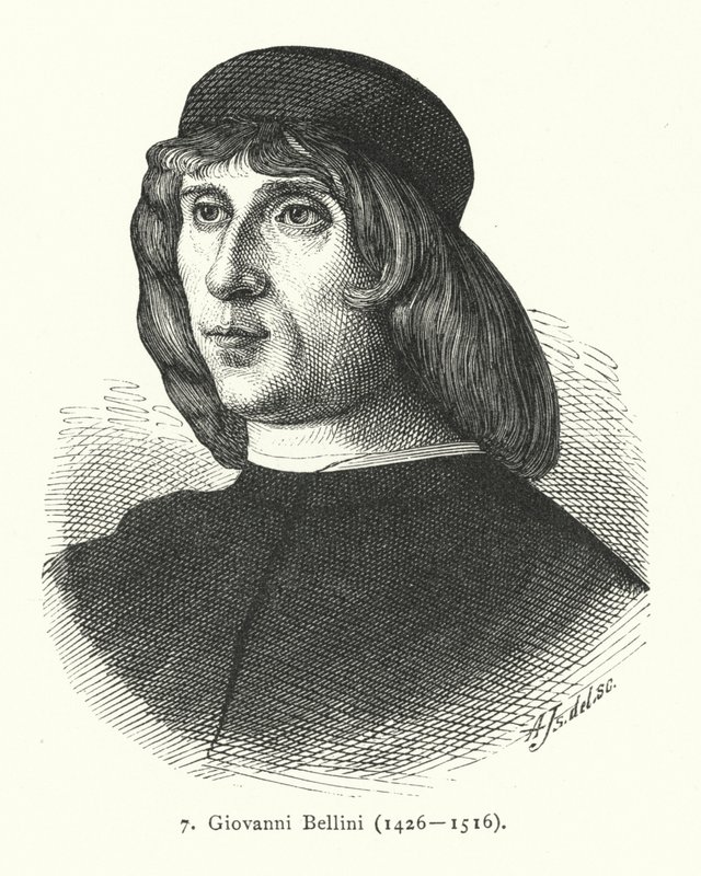Giovanni Bellini, pintor italiano da Renascença (gravura) de German School
