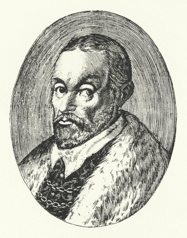 Giovanni Guarini, poeta italiano (gravura) de German School