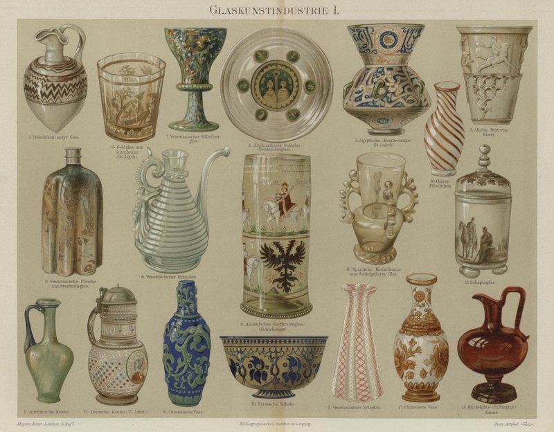 Vidraria (cor litho) de German School