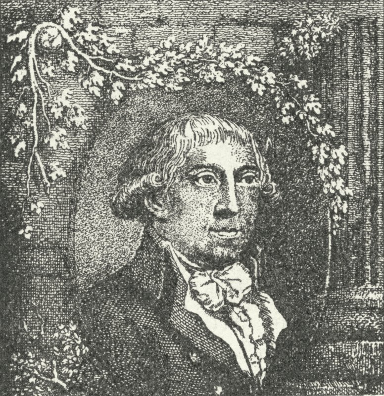 Gottfried August Burger, poeta alemão (gravura) de German School