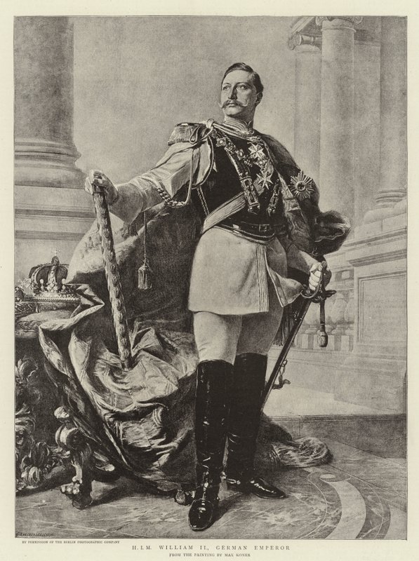 ELE William II, imperador alemão de German School