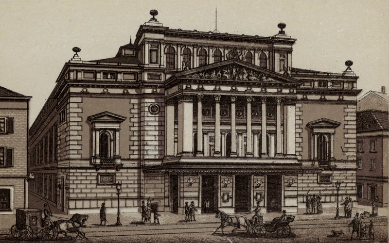 Hamburgo: Teatro da Cidade, Teatro (litho) de German School