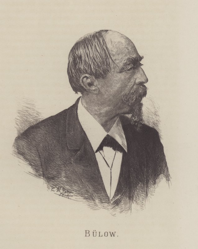 Hans von Bulow, maestro, pianista e compositor alemão de German School