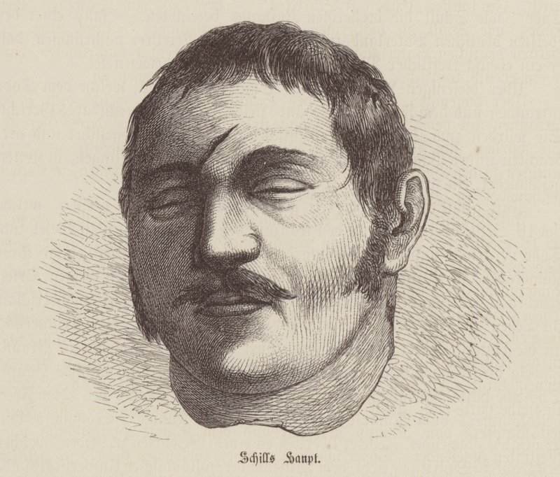 Chefe de Ferdinand von Schil, soldado prussiano que se rebelou contra a ocupação francesa (gravura) de German School