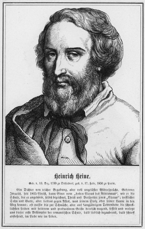 Heinrich Heine (gravura) de German School