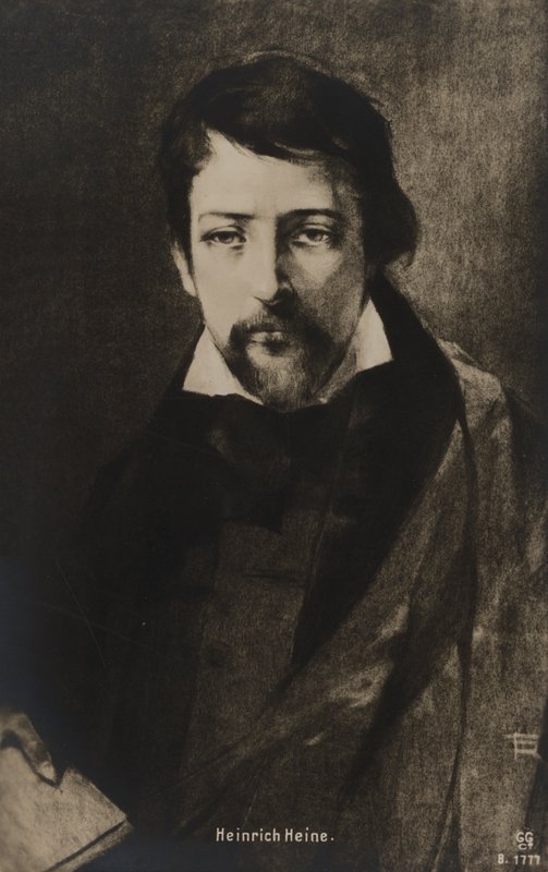Heinrich Heine (litho) de German School