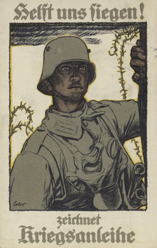 Ajude-nos a vencer! Subscrição de títulos de guerra (cor litho) de German School