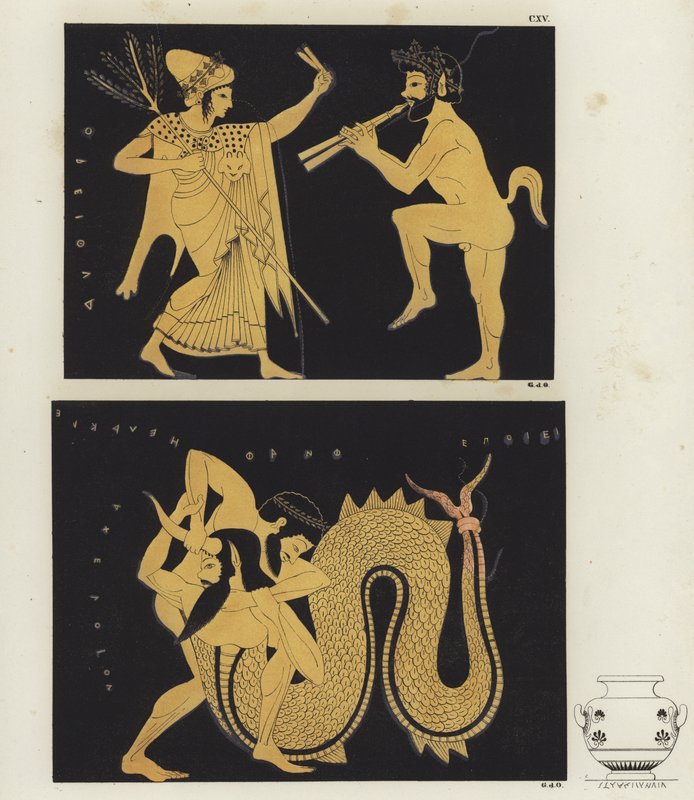 Hércules e Achelous de German School