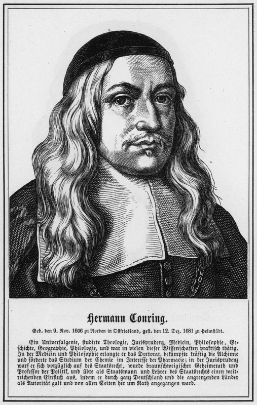 Hermann Conring (gravura) de German School