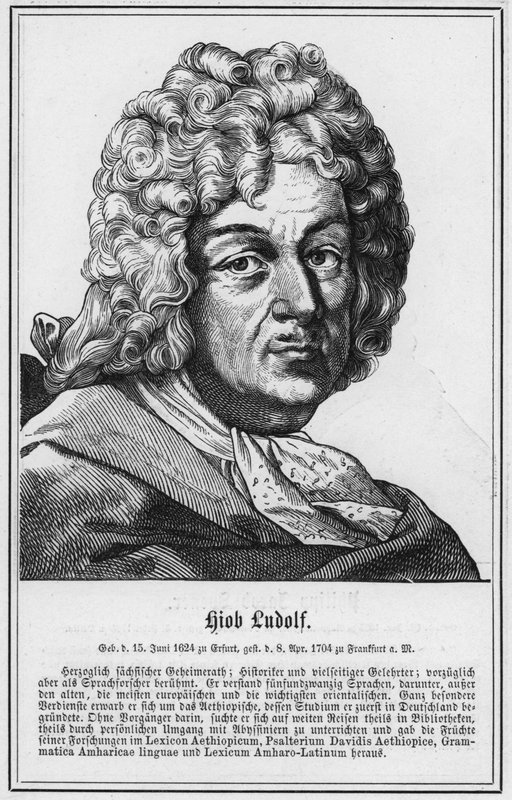 Hiob Ludolf (gravura) de German School