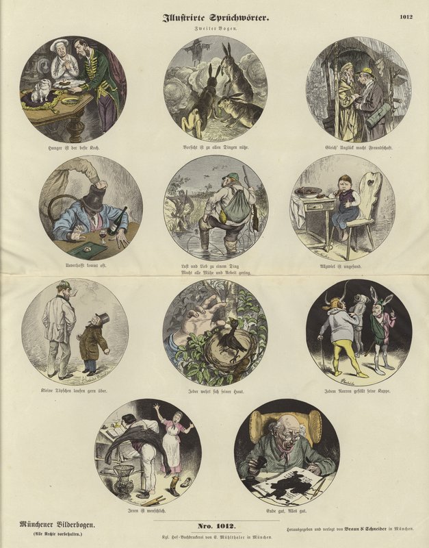 Provérbios ilustrados de German School