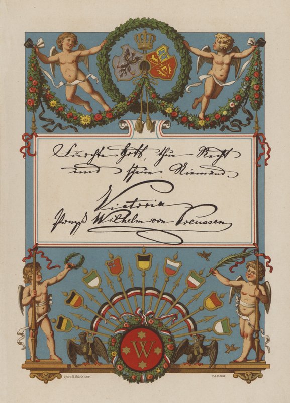 Ilustração do álbum de filha de German School