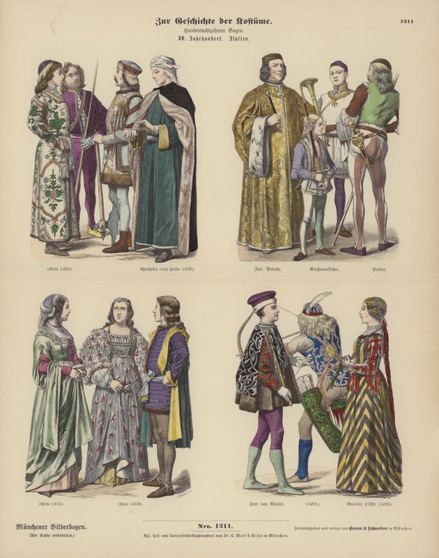 trajes italianos de German School