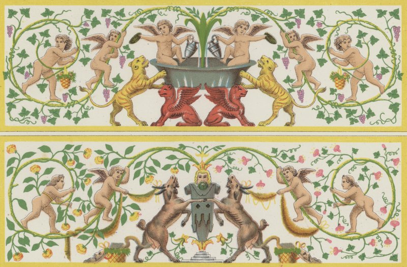 Pintura de parede italiana do século XVI de German School
