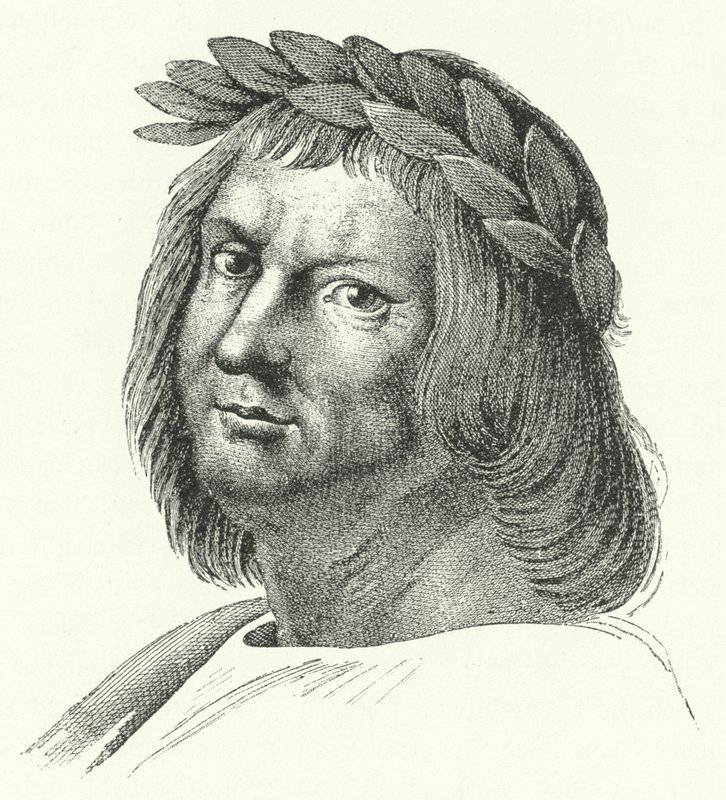 Jacopo Sannazaro, poeta italiano (gravura) de German School