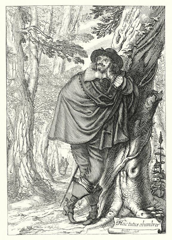 James Howell, historiador e escritor Anglo-Welsh (gravura) de German School