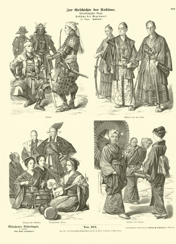 Trajes japoneses de German School