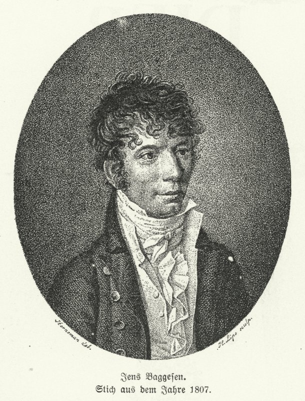 Jens Baggesen, poeta e escritor de BD dinamarquês de German School
