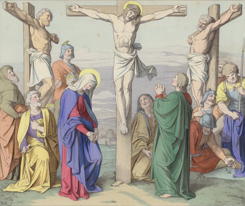 Jesus morreu na cruz de German School