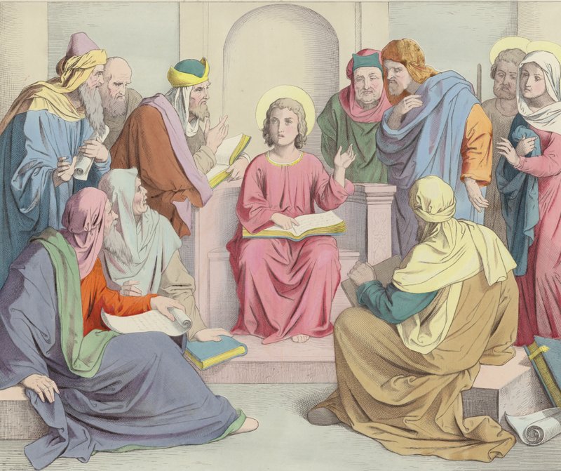 Jesus é encontrado no templo de German School