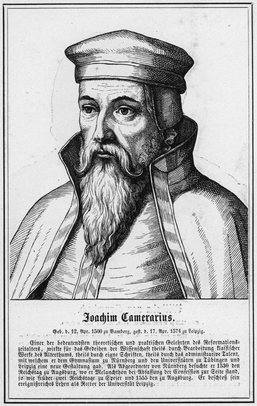 Joachim Camerarius (gravura) de German School