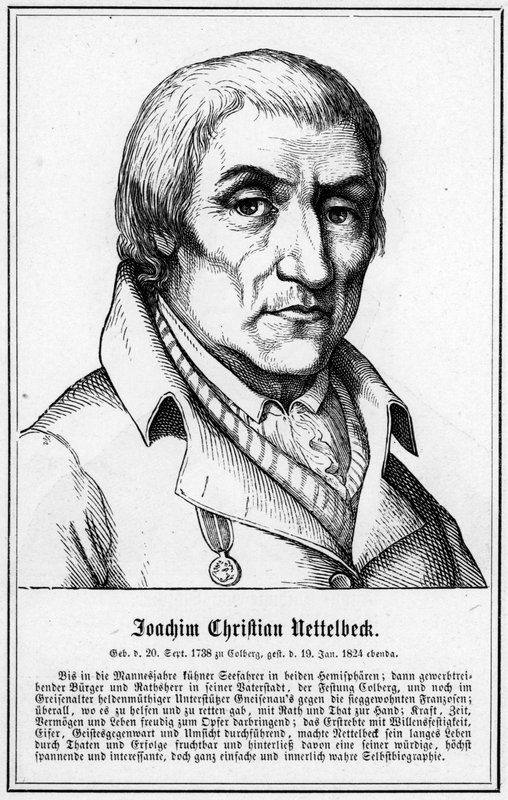 Joachim Christian Nettelbeck (gravura) de German School
